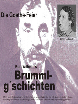 cover image of Brummlg'schichten  Die Goethe Feier